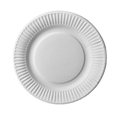 25 Teller, Pappe "pure" rund Ø 19 cm weiss
