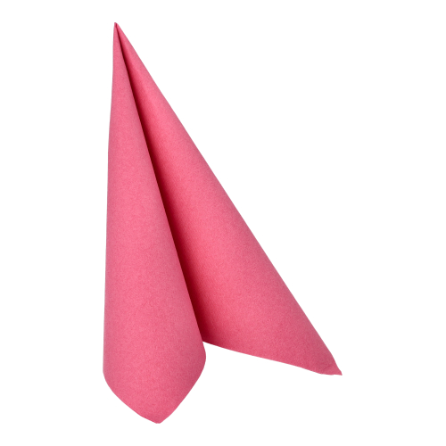 20 Servietten "ROYAL Collection" 1/4-Falz 40 cm x 40 cm fuchsia