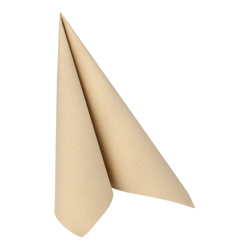 50 Servietten "ROYAL Collection" 1/4-Falz 40 cm x 40 cm sand
