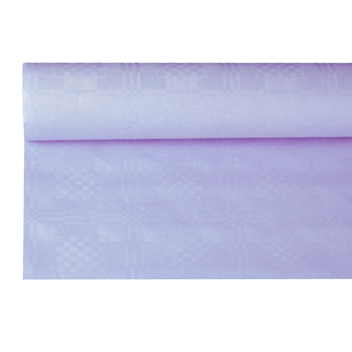 Papiertischtuch mit Damastprägung 8 m x 1,2 m flieder