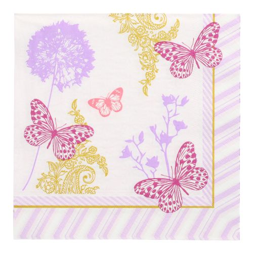 20 Servietten, 3-lagig 1/4-Falz 40 cm x 40 cm "Charlene"