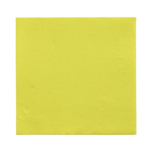 150 Servietten "DAILY Collection" 1/4-Falz 32 cm x 32 cm limonengrün