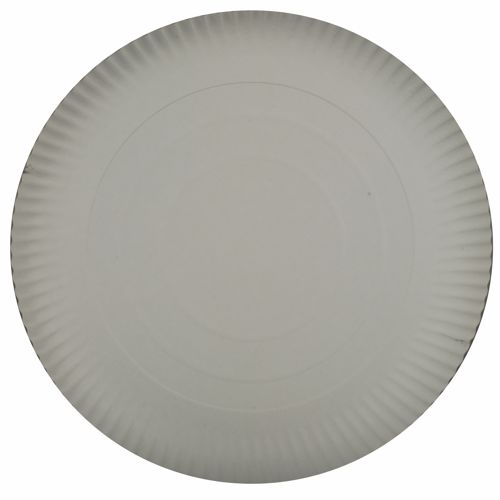 50 Teller, Pappe [rc] rund Ø 34 cm · 2 cm weiss