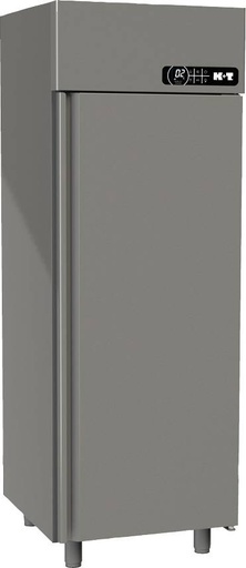 K+T Umlufteislagertiefkühlschrank für 54 à 5 Liter-Behälter(pro Rost 9 Behälter), CNS-Tür,Zentralkühlung