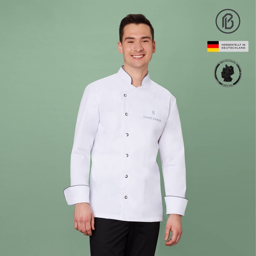 MONATSANGEBOT Herren-Kochjacke Fifty-Anton, weiss
