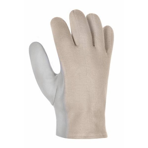 Arbeitsschutzhandschuh Ziegen-/Schafsnappa-Handschuhe mit Trikotrücken | Größe 8