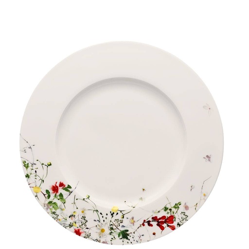 Rosenthal Brillance Fleurs Sauvages Speiseteller mit Fahne 28 cm