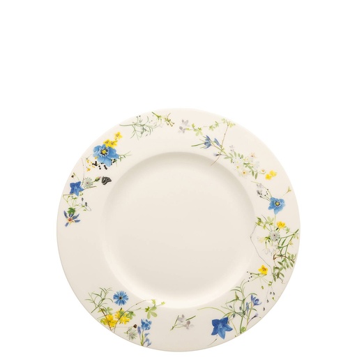 Rosenthal Brillance Fleurs des Alpes Frühstücksteller mit Fahne 23 cm
