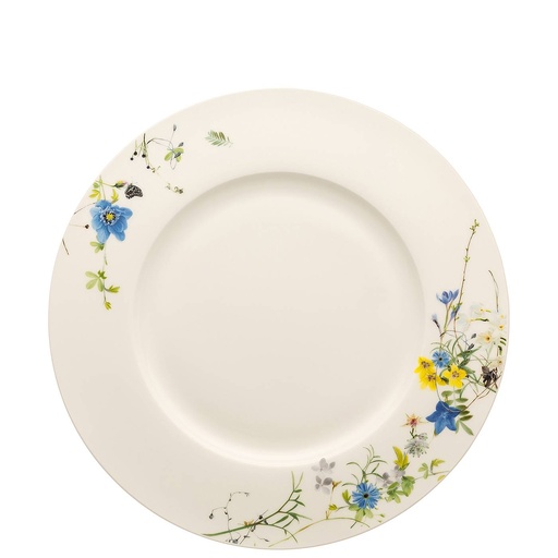 Rosenthal Brillance Fleurs des Alpes Speiseteller mit Fahne 28 cm