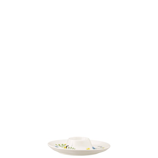 Rosenthal Brillance Fleurs des Alpes Eierbecher mit Ablage 13,6 cm