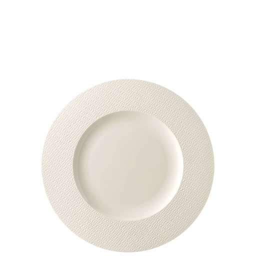 Rosenthal Kumi White tone Frühstücksteller mit Fahne 23 cm