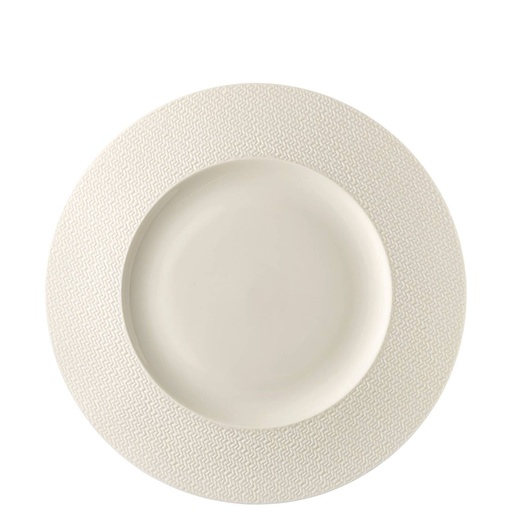 Rosenthal Kumi White tone Speiseteller mit Fahne 28 cm
