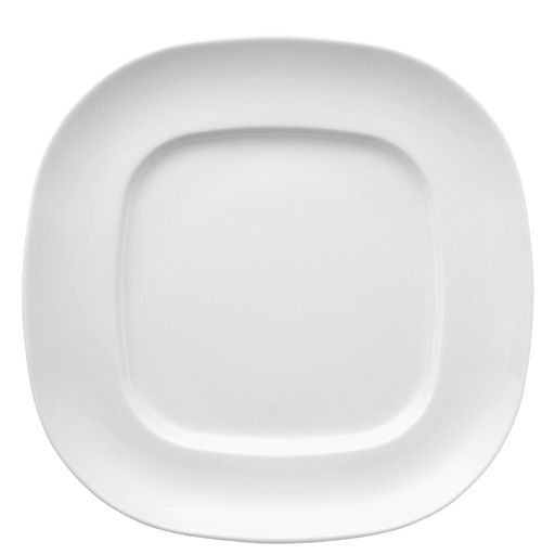 Rosenthal Epoque Weiss Teller quadratisch flach mit Fahne 32x32 cm
