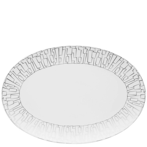 Rosenthal TAC Gropius Skin Platin Platte 34 cm