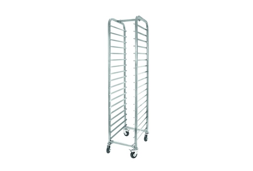 Transportwagen aus Edelstahl, 530 x 325 x 1800 mm