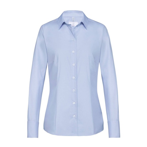 Basic-Bluse, bleu