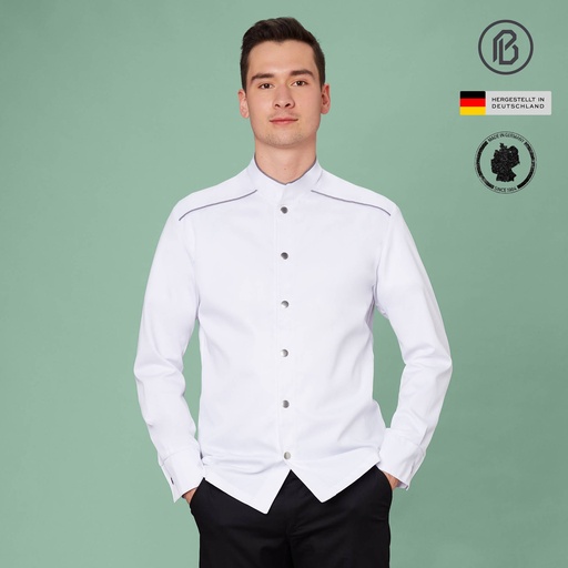 Fifty-Henry, weiße Herren-Kochjacke