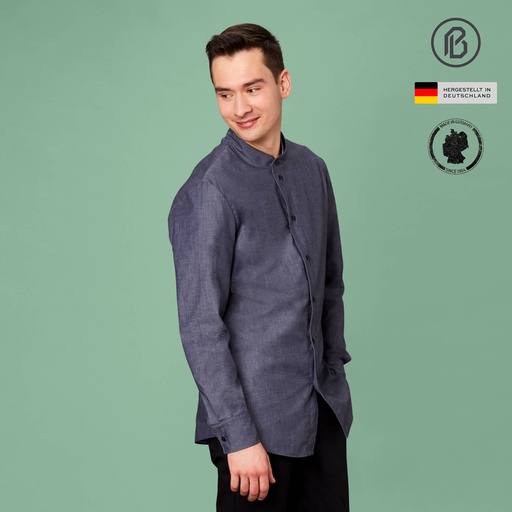 Treck-Yannik, Kochjacke in Denimoptik